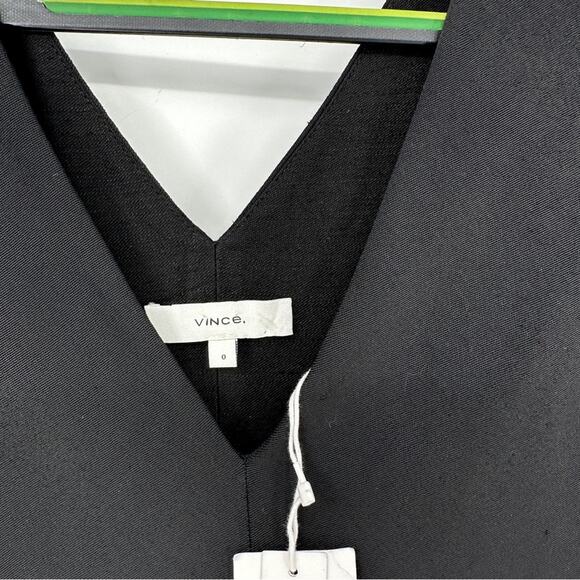 Vince V-Neck Flutter Sleeve Dress Size 0 NWT - Picture 4 of 5